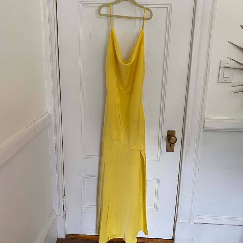 Anthropologie maxi slip dress